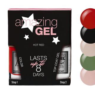 SET AMAZING GEL MELKIOR 4.5ML+TOP COAT 4.5ML