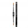 DOUBLE PINCEAU SYNTETIQUE OVALE / PLAT