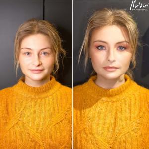 Yulia’s verfijnde make-up